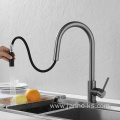 Gun Grey Pull Out Type Faucet Tap